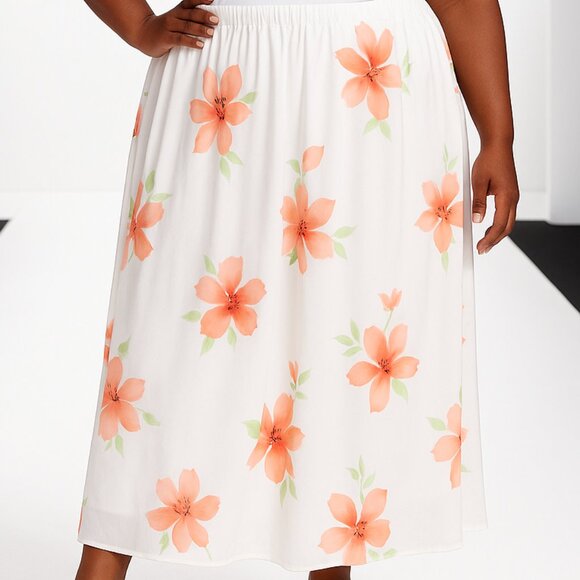 Floral print Maxi Skirt - Picture 2 of 5